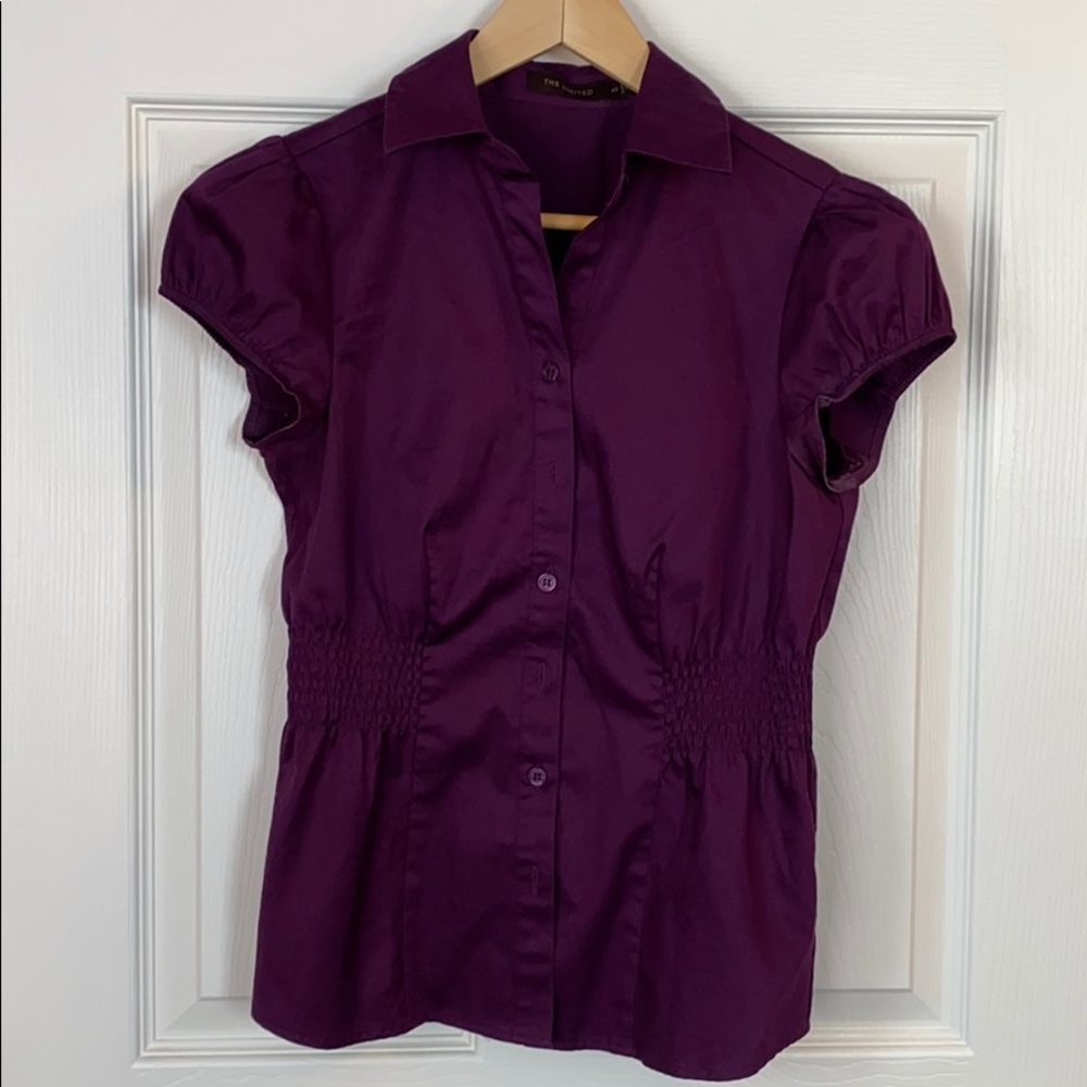 The Limited Purple Blouse